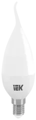 Лампа светодиодная ECO CB35 свеча на ветру 5Вт 230В 3000К Е14 IEK LLE-CB35-5-230-30-E14