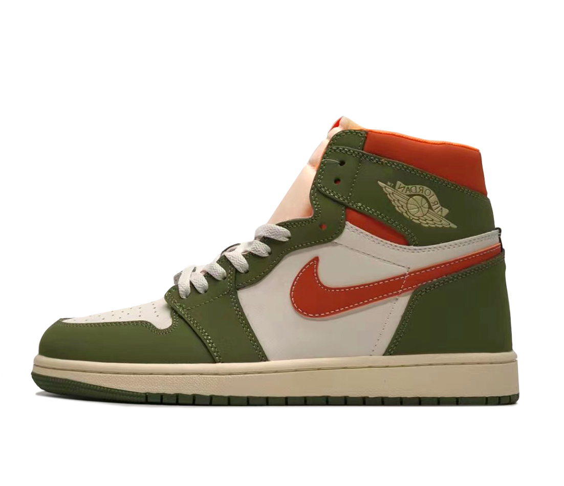 靴 Nike Air Jordan 1 High OG Craft Celadon Кроссовки Jordan - интернет магазин | Бесплатная доставка