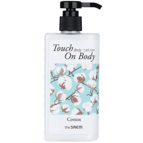 The Saem Touch On Body Cotton Body Lotion Лосьон для тела с экстрактом хлопка