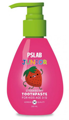 Зубная паста детская со вкусом клубники PSLAB Junior Strawberry Toothpaste 200 мл
