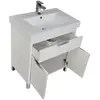 Aquanet 176900 Компл.2 - Тумба Гретта 75 цв.белый ящ.2 дв.(176900)