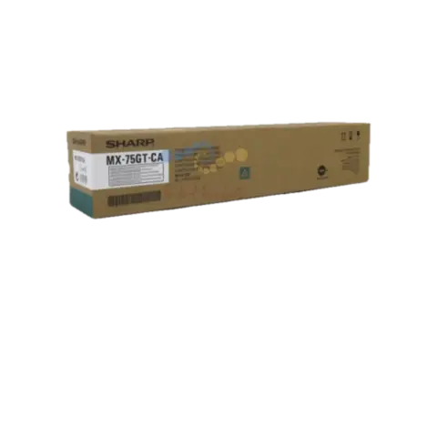 Тонер-картридж Sharp MX75GTCA голубой для Sharp MX7090NEE/MX8090NEE 60K