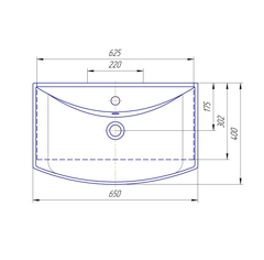 Умывальник Стиль 65