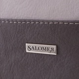 Сумка Саломея 185 мульти итальянский серо-черный