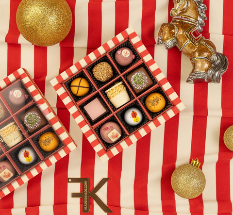Шоколадный набор Новогодний фейрверк, 130г, ФренчКисс