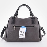 Сумка Саломея 989 мульти итальянский серо-черный