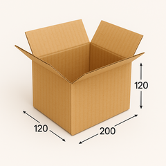 Коробка картонная 200х120х120 мм