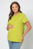 Футболка для беременных 13759 фисташковый