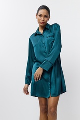 Сорочка женская с длинным рукавом ARUELLE EMERALDA | Изумруд