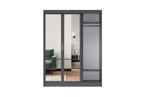 Шкаф-купе Симпл ШКК-06 графит