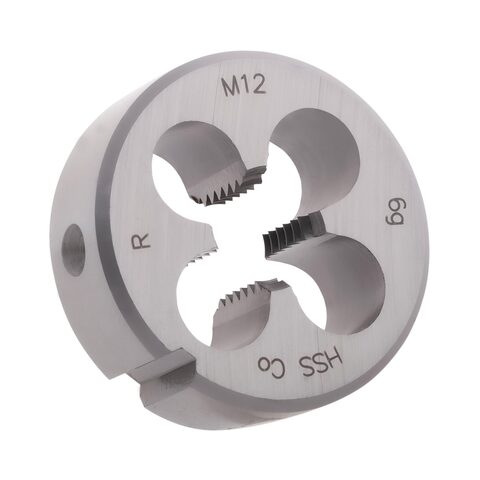 Плашка М12х1,75 DINEN22568 HSSE 6g 38х14мм MASTER-TOOL 237120EMT