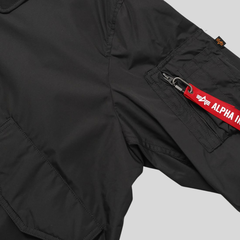 Бомбер Alpha Industries CWU 36/P Relaxed Patched Black (Черный)