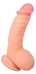 Телесный реалистичный фаллоимитатор Oliver - 18,5 см. - 