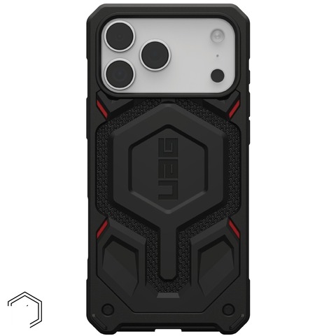 Чехол Uag Monarch Pro Case для iPhone 17 Pro Max, Черный | Kevlar Black