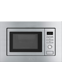 Встраиваемая микроволновая печь Smeg FMI020X, нержавеющая сталь, 20л, 800Вт Встраиваемая микроволновая печь Smeg FMI020X, нержавеющая сталь, 20л, 800Вт