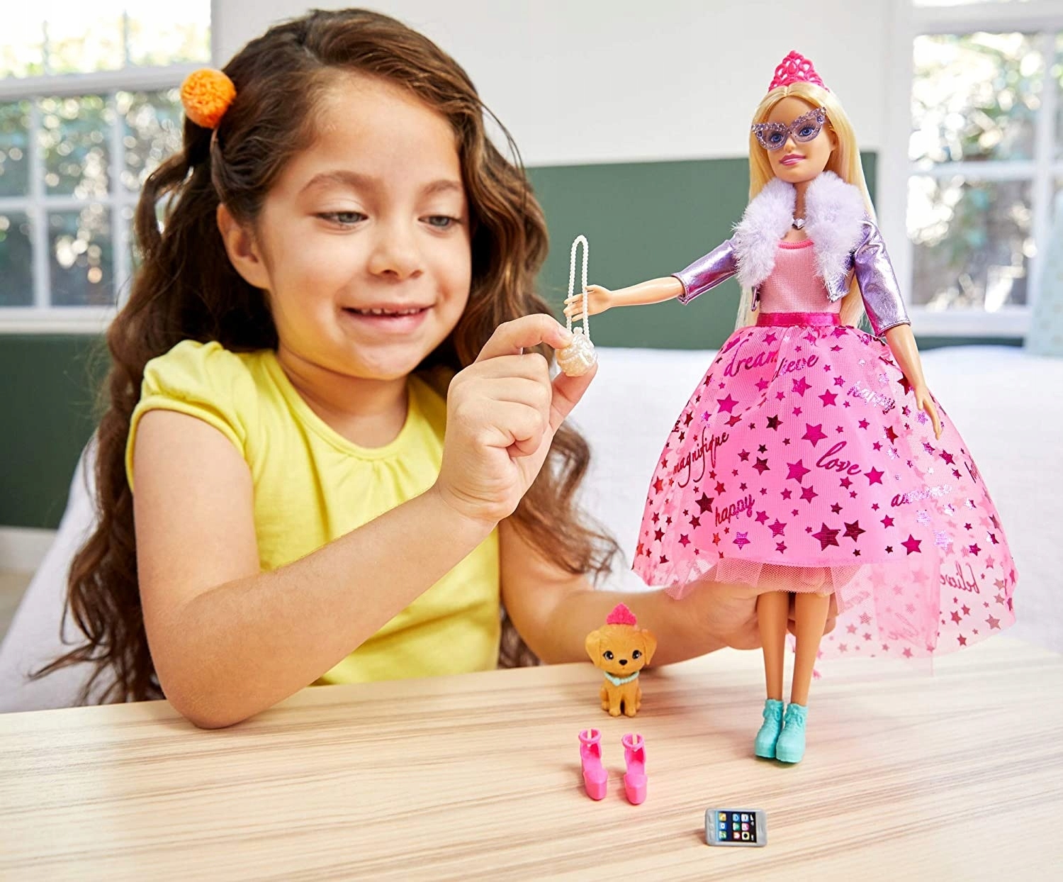 Кукла Barbie Mattel Princess Adventure с собачкой GML76 купить в Москве |  Доставка по России.