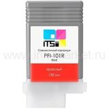 Совместимый картридж PFI-101R для Canon imagePROGRAF 5100, 6100, 6200 Red Pigment, 130 мл (М0000004026)