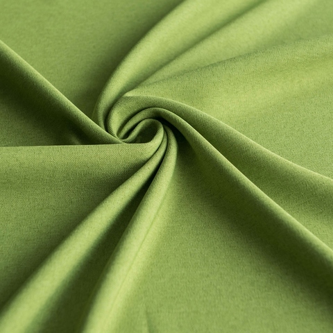 Ткань рогожка Джейн зеленый