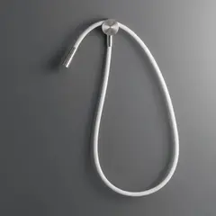 CEA FLX 05 SG S Flag душ кнайпа, шланговое подсоединение,шланг Silk Grey, цвет сатинированная нержавеющаясталь фото