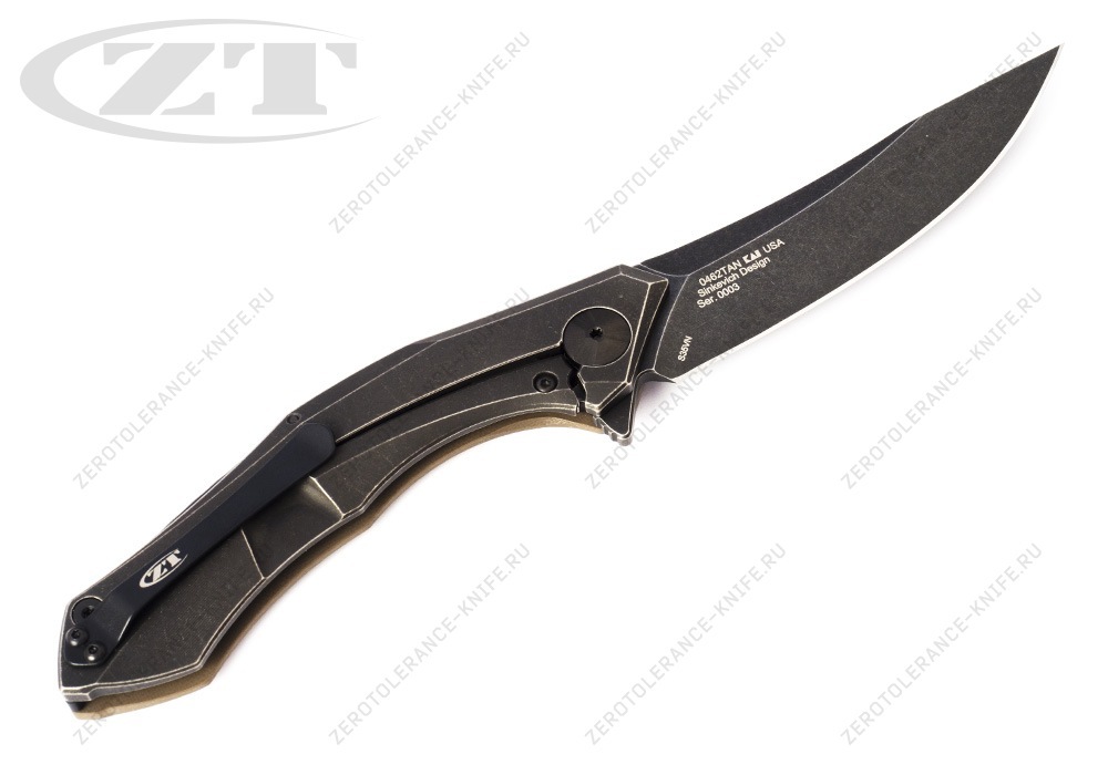 Нож Zero Tolerance 0462TAN First 3 Sinkevich - фотография 