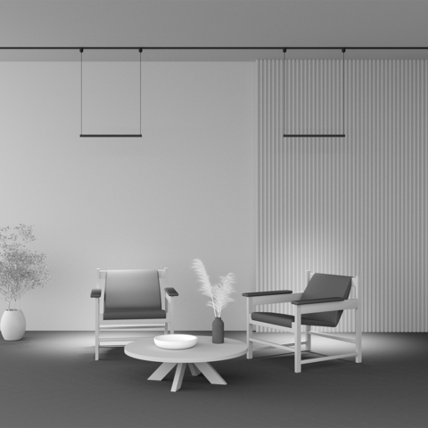 Трековый подвесной светильник Maytoni Points TR169-1-26W3K-M-B