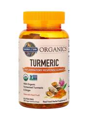 Garden of Life Organics, жевательные таблетки с куркумой, 120 веганских жевательных таблеток