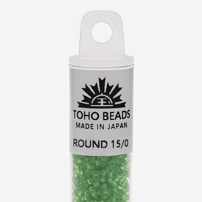 Японский бисер TOHO Round 15/0 (№7), прозрачный