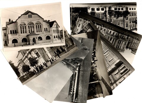 Подборка видовых открыток — 8 штук — Горький — 1953 год — Картонажник