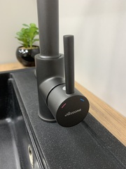 Смеситель для кухни с выходом для питьевой воды, цвет графит Accoona A5179AT-4