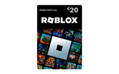 Карта оплаты Roblox 20 EUR EU [Цифровая версия] (для ПК, цифровой код доступа)