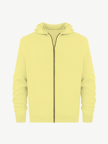 Толстовка на замке из мягкой шерсти