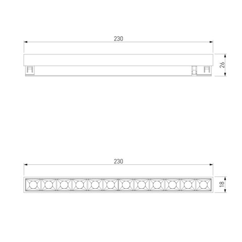 Магнитный трековый светильник Elektrostandard Line Magnetic 85528/01 10W 4000K латунь
