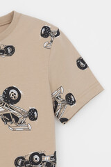 пижама  для мальчика  К 1614/быстрые багги,черный песок