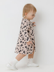 платье  для девочки  КР 5950/бежевый 1305 Н085 к611