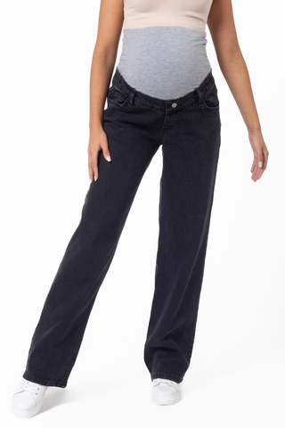 Джинсы для беременных 15842 черный