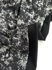 Трикотаж жаккардовый, футер 3-х ниточный, Графит