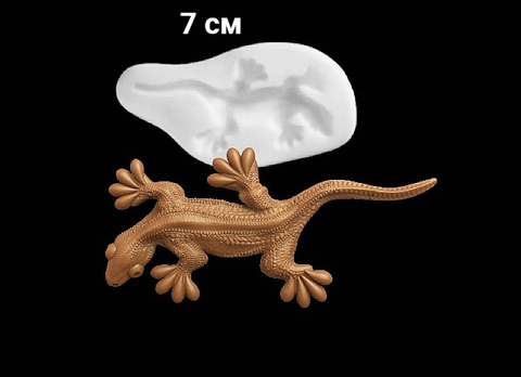 Силиконовый молд № 538 Ящерица левая малая