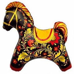 Аг Фигура, Лошадка Золотая роспись, 32