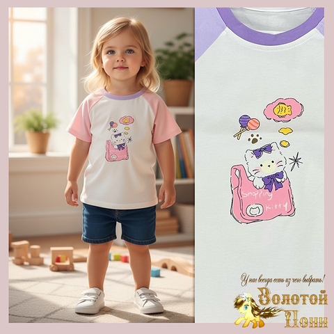 Футболка хлопок д (1-5) 260113-Q4039