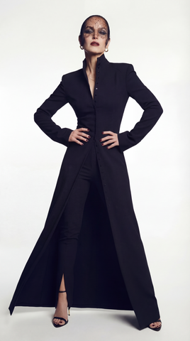 Платье трикотажное воротник стойка