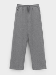 брюки  для девочки  КР 400852/серый меланж к605