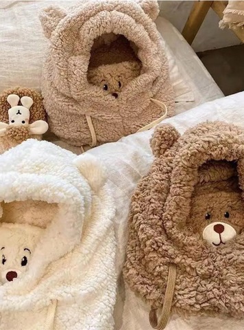 Картинка шарф-капюшон Skully Wear BNM-1311 black - 8