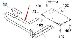 Шлейф соединительный 12 вольт  KYOCERA 302G470550
