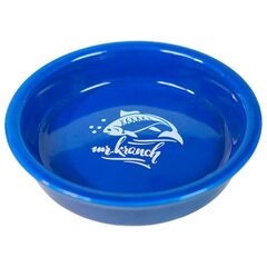 Mr.Kranch миска керамическая для кошек Форель синяя 200 мл