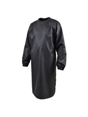 Фартук защитный короткий с рукавом без карманов (Oxford 900D PU 5000, Черный)