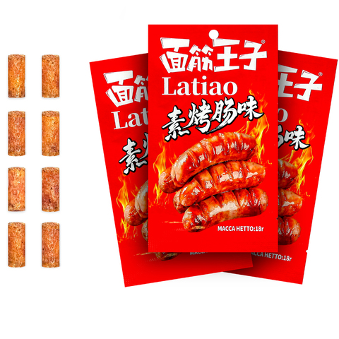 Снеки соевые Колбасы на гриле (ZD0534РФ) 1кор*14бл*30шт, 18гр