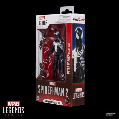 Фигурка Питер Паркер Черный костюм - Marvel Legends GamerVerse
