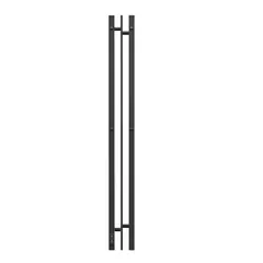 Полотенцесушитель электрический Point Фрея PN20712B П2 100x1200 диммер слева, черный