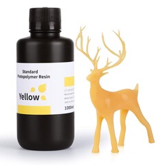 Фотополимерная смола Elegoo Standard Resin, желтая (yellow) (1 кг)