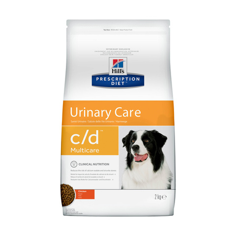 Hill's РD c/d Multicare Urinary Care собаки лечение МКБ сухой (2 кг)